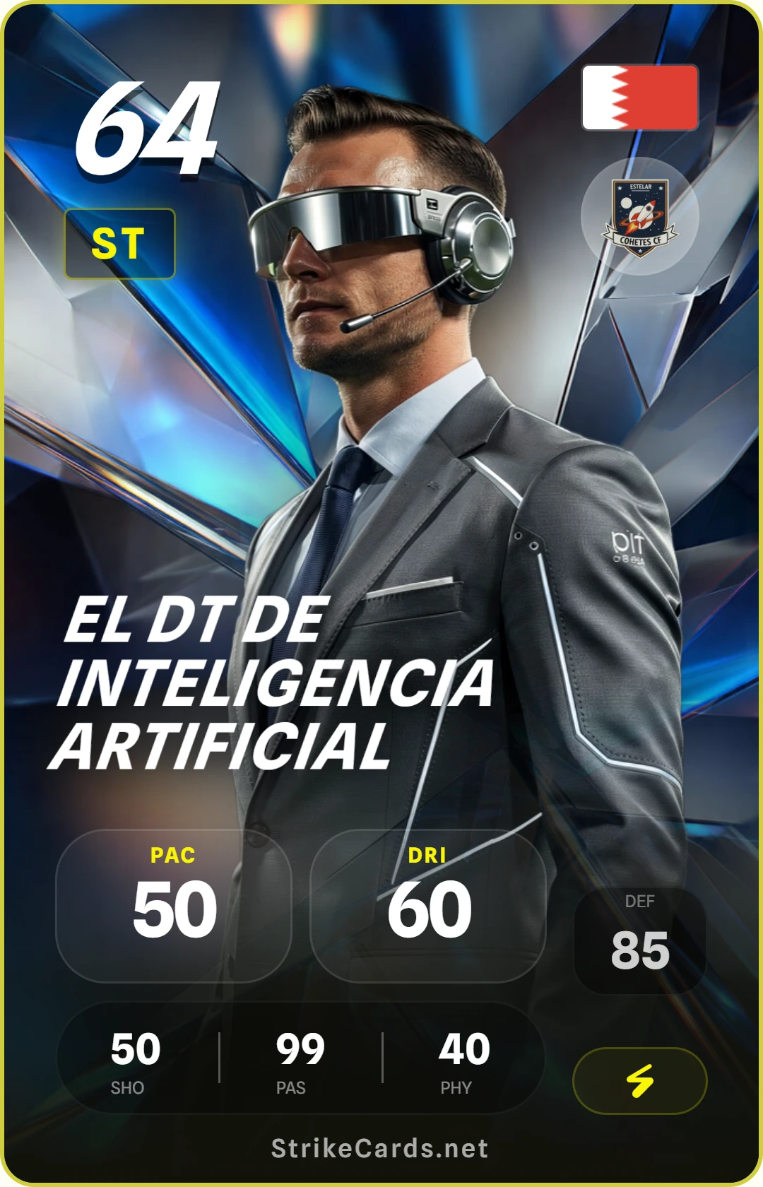 Tarjeta de El DT de Inteligencia Artificial