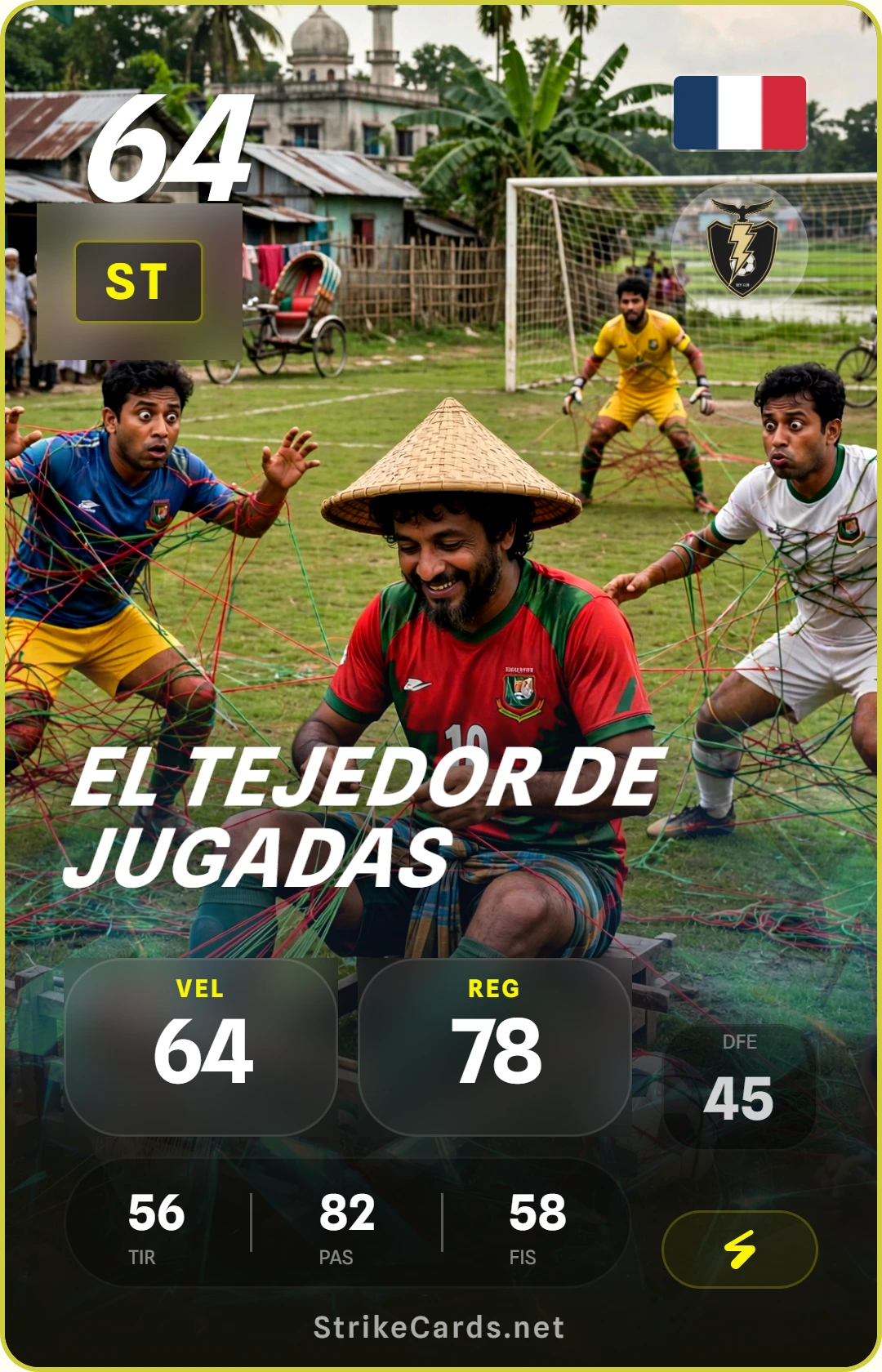 Tarjeta de El Tejedor de Jugadas