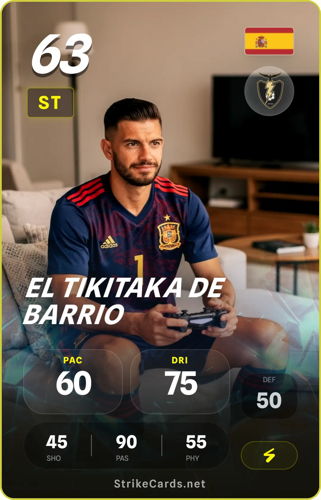 Tarjeta de El tikitaka de barrio