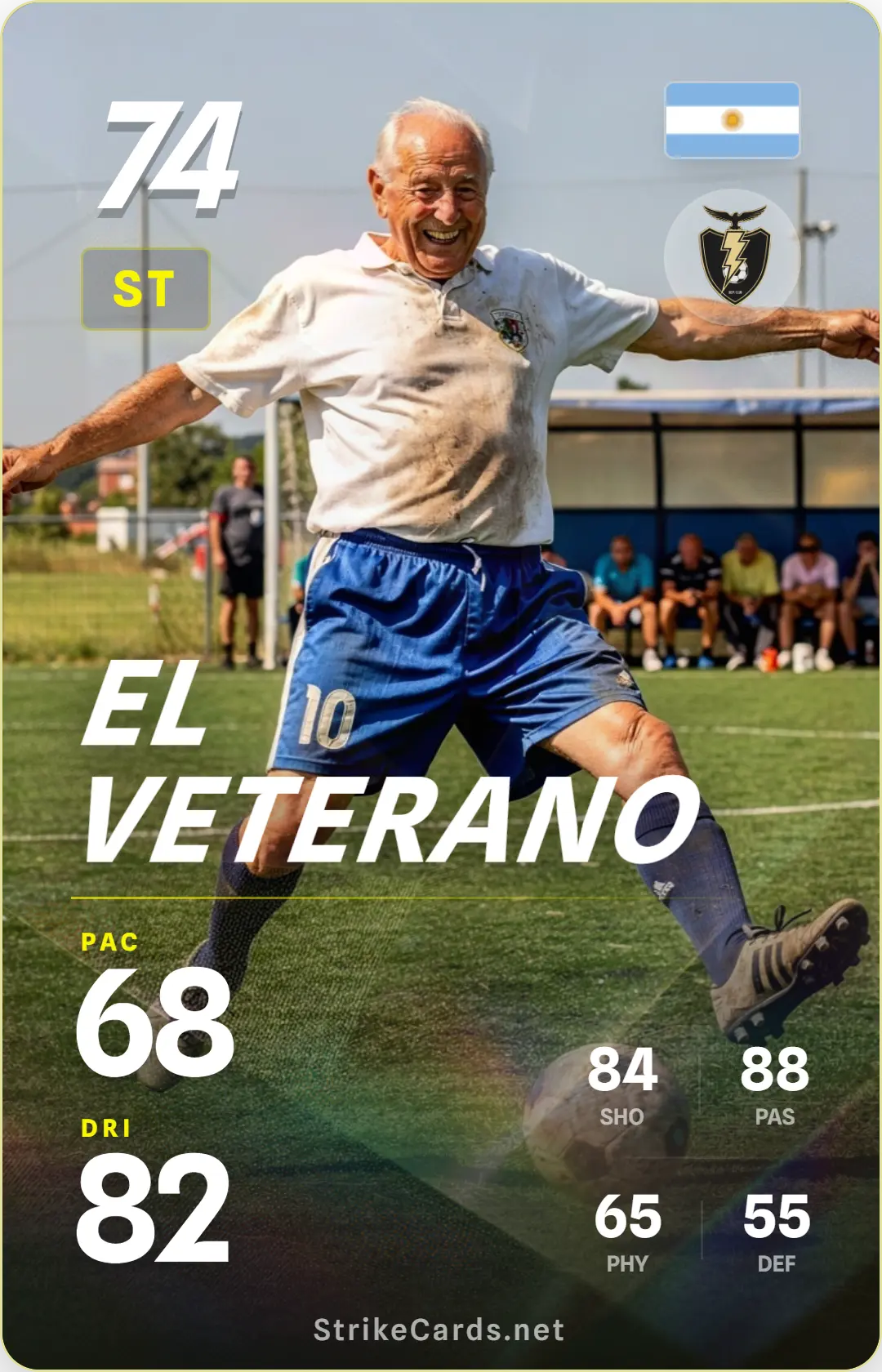 Tarjeta de El veterano