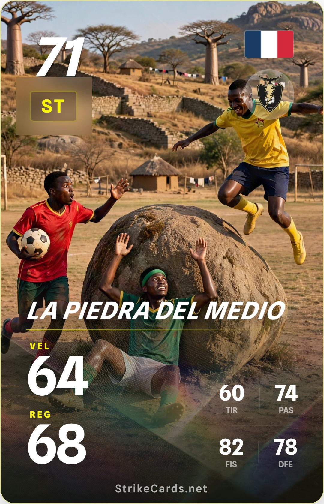 Tarjeta de La Piedra del Medio