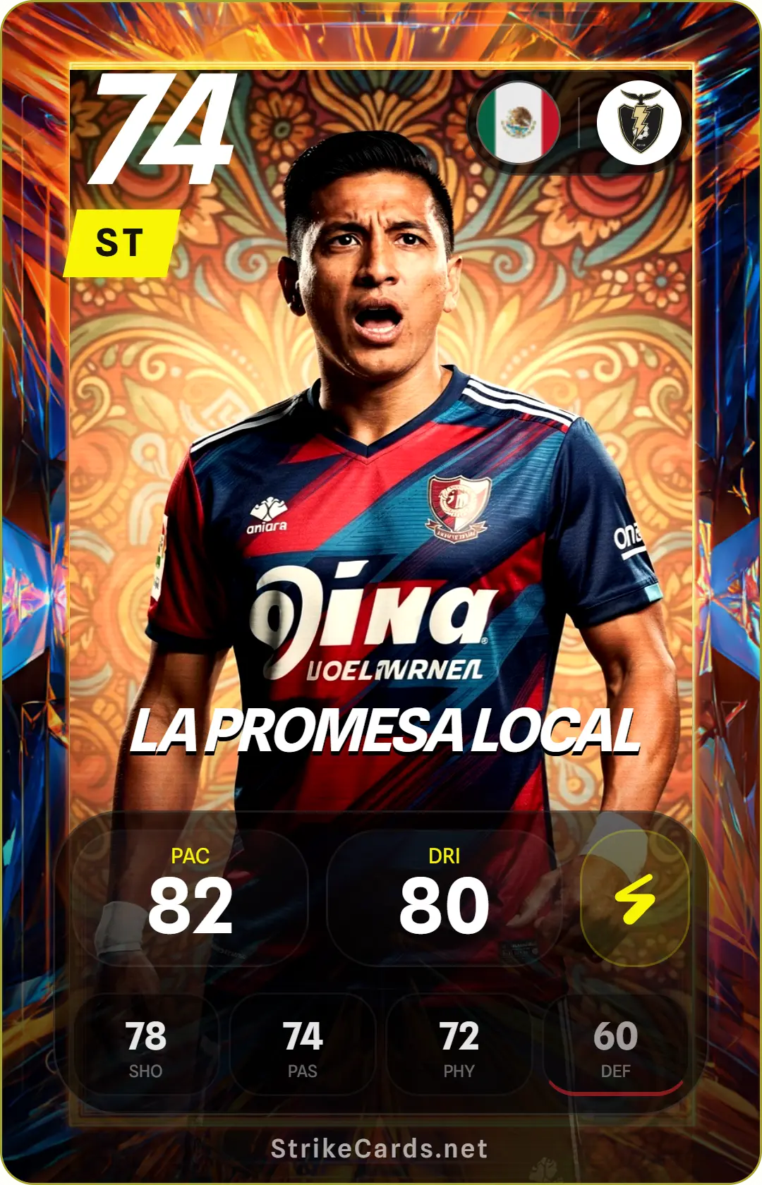 Tarjeta de La promesa local